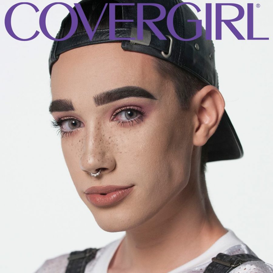 James Charles gracing the cover of Covergirl magazine.