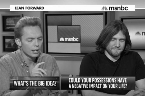 The Minimalists-Joshua Fields and Ryan Nicodemus on MSNBC