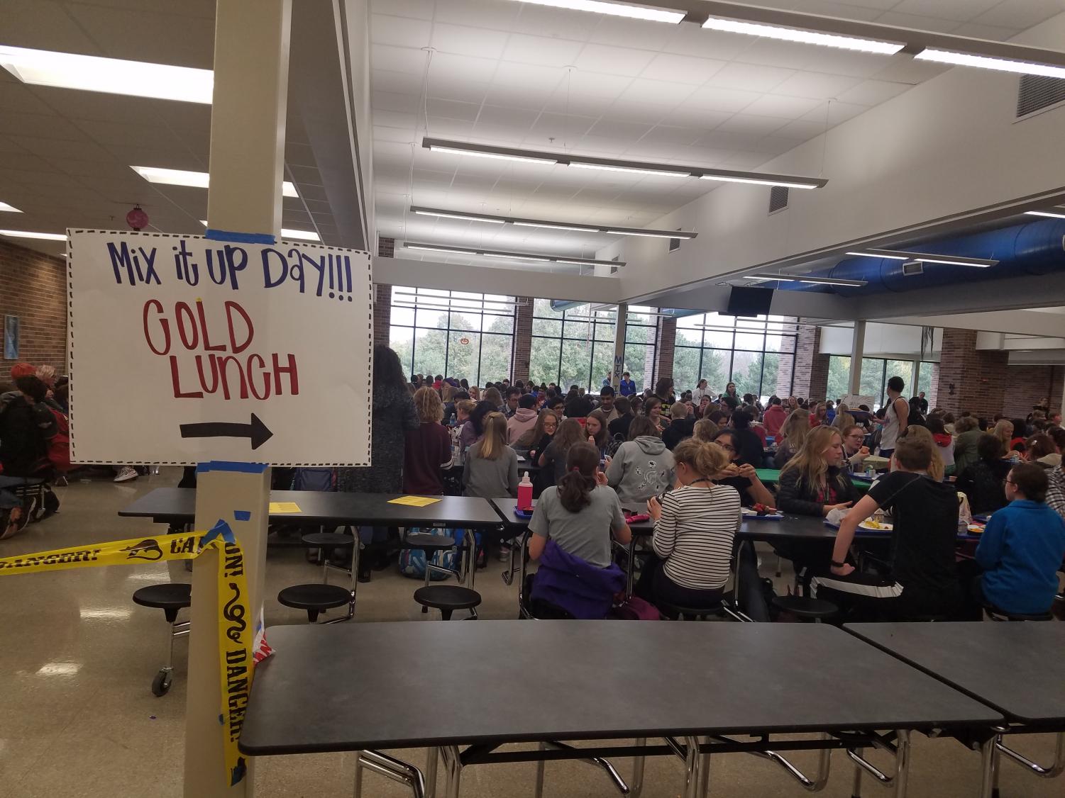 East participated in National Mix It Up at Lunch Day on October 31, 2017, when the Student Council set up an opportunity for people to develop new friendships by changing the cafeteria slightly.