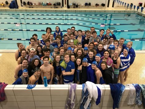 Emily Artz on her final swim season