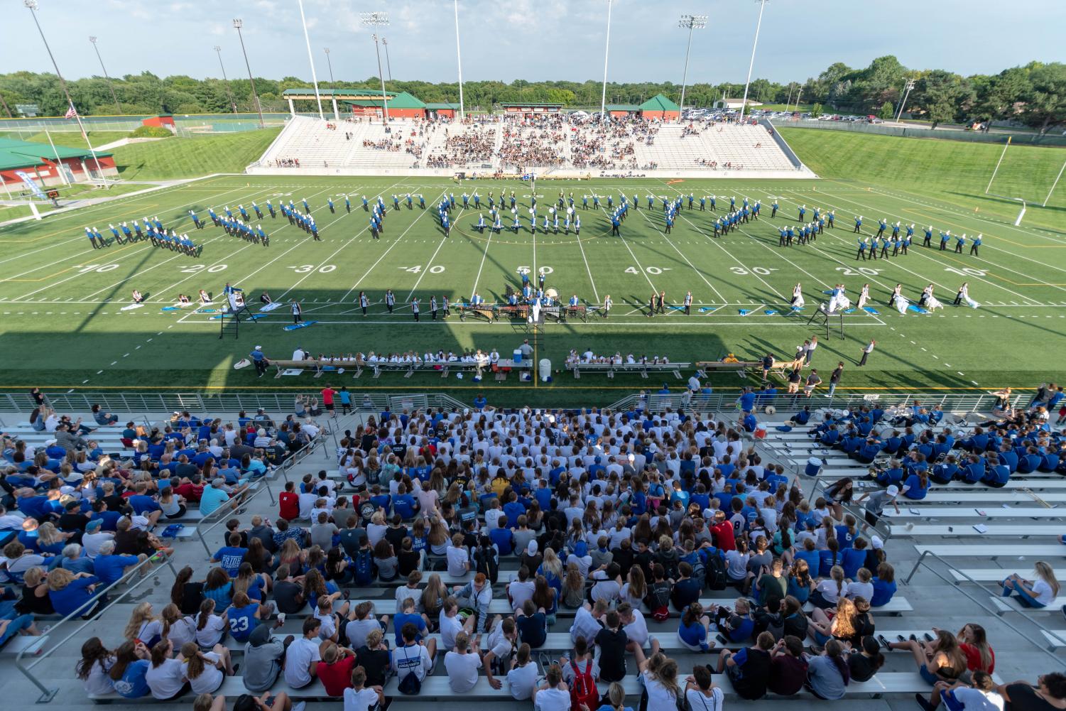 The Lincoln East marching band won their third consecutive Harvest of Harmony competition on October 6 in Grand Island.