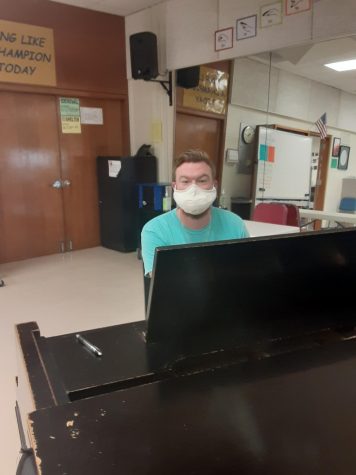 Mr. Zart at the piano