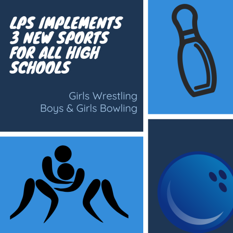 3 new winter sports were recently implemented in all high schools by LPS. Girls wrestling and boys and girls bowling will be participating for the first time this year.