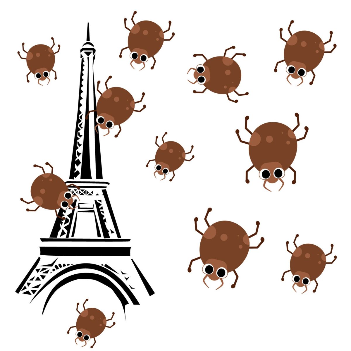 Bed bugs invade Paris, France since 2017 and continue to be an ongoing issue. The media has amplified peoples worries with pictures and videos of the tiny bugs.