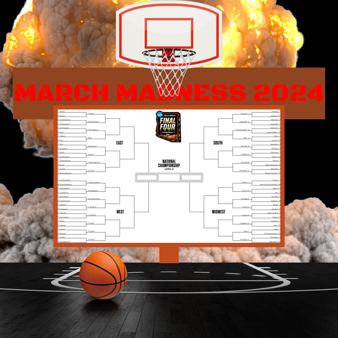 March+Madness+creates+a+time+of+excitement+and+love+for+the+sport+of+basketball.+The+first+and+second+rounds+of+the+tournament+left+viewers+with+upsets%2C+and+brackets+in+shambles.
