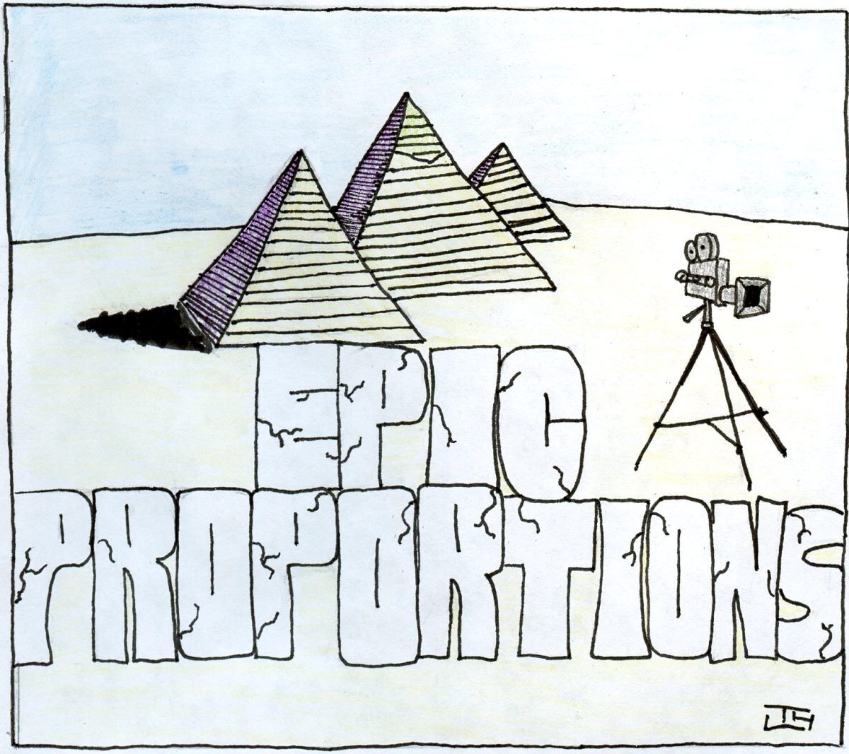 Artist's rendition of a poster for Epic Proportions so as to avoid copy right infringement. The home performance for Epic proportions will be November 19th at 7 pm.