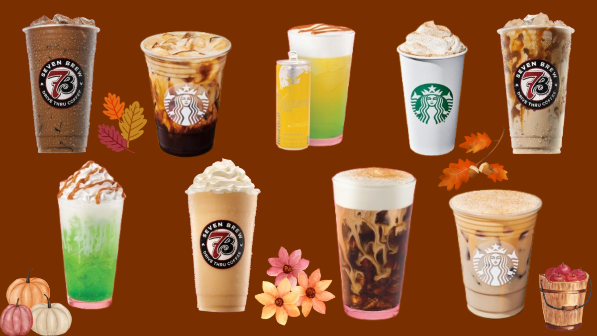 There are lots of exclusive drinks on fall menus at 7 Brew, Starbucks and Scooters. On August 14, Scooters dropped their fall drinks, followed by Starbucks on August 26 and 7 Brew on September 1.